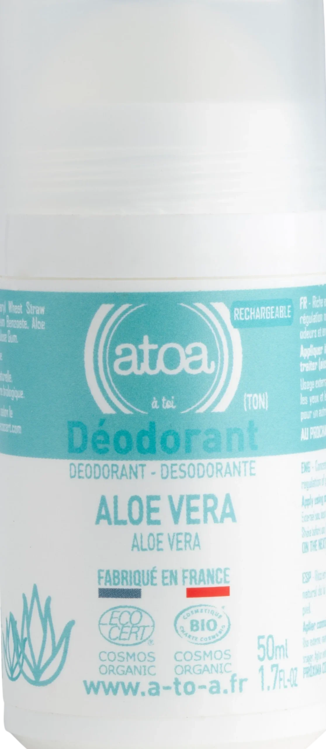 Roll-on Deodorant, Aloe vera (50 ml)