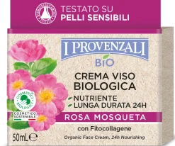 Rosa Mosqueta Crema Viso 24h Biologica Nutriente, 50 ml