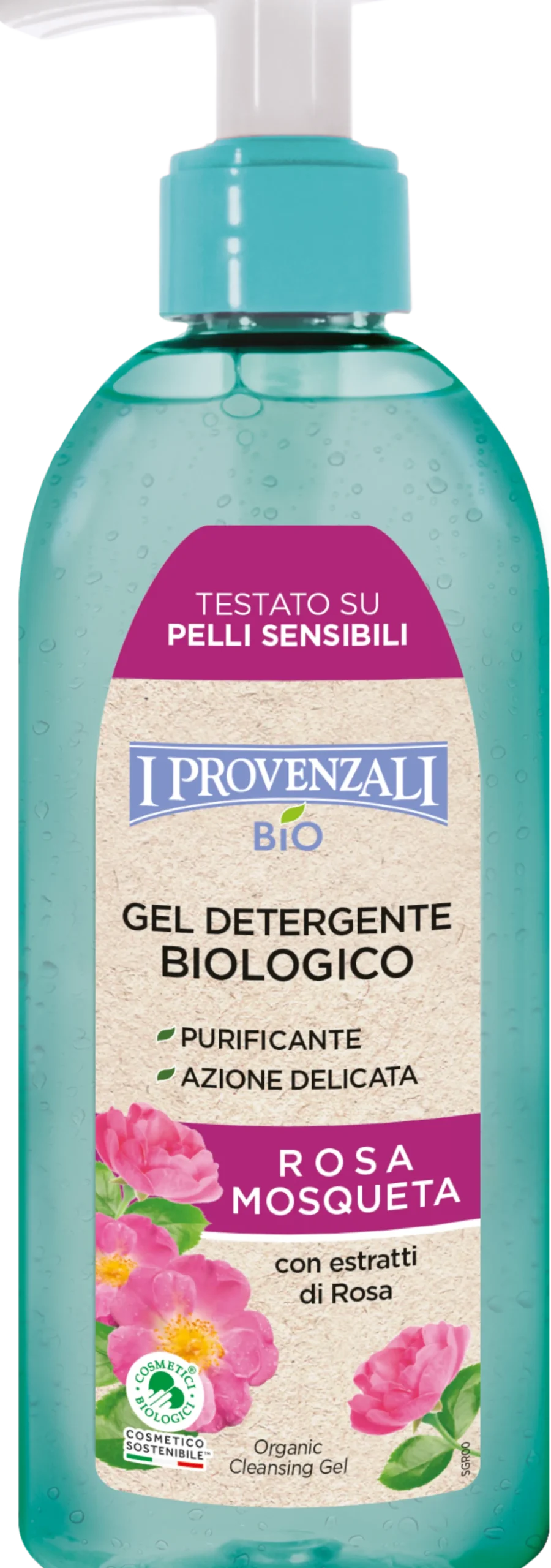 Rosa Mosqueta Gel Viso Detergente Biologico, 150 ml