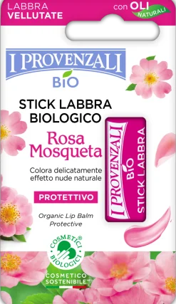 Rosa Mosqueta Stick Labbra Biologico Effetto Gloss, 5,50 ml