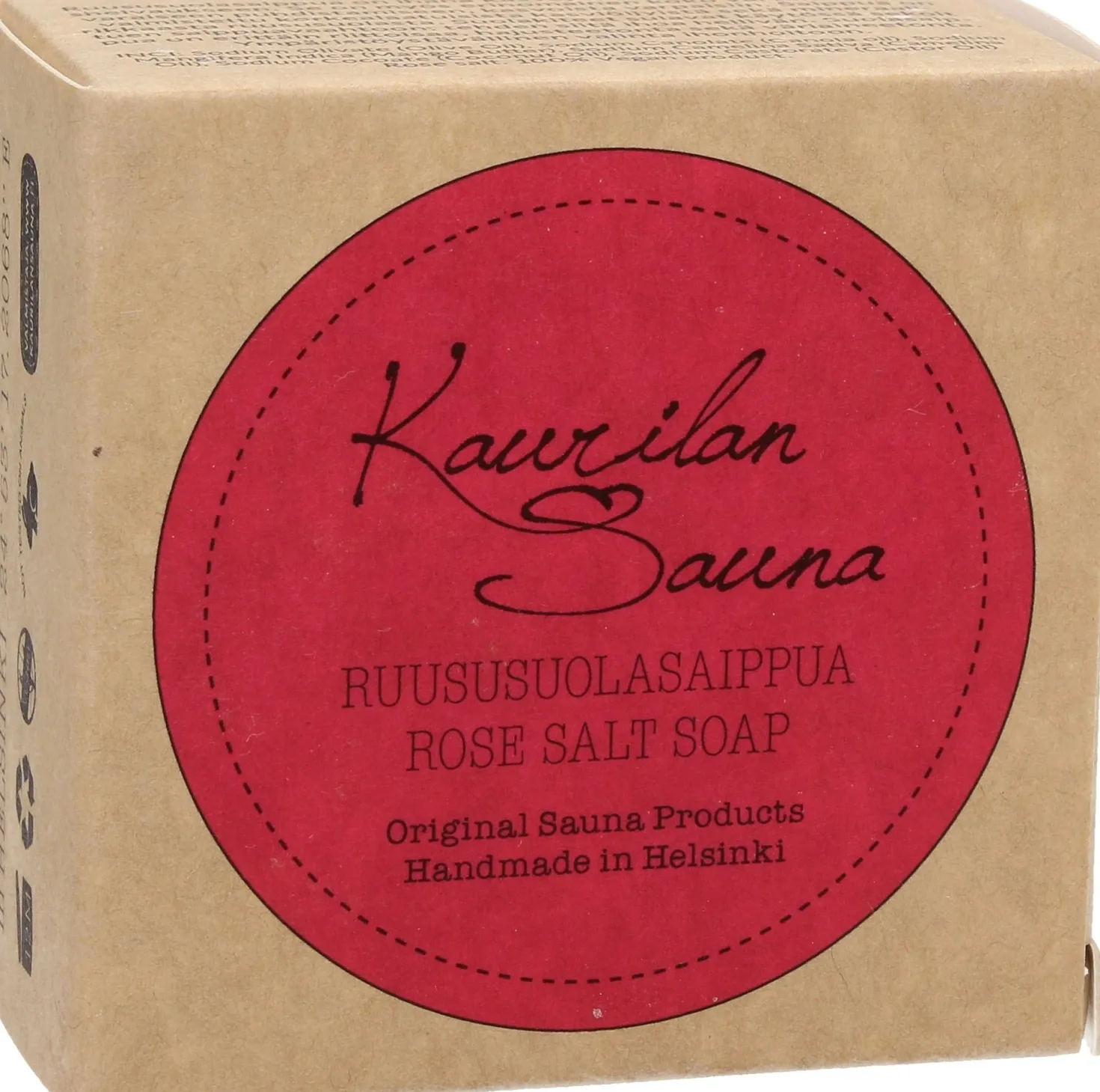 Rose Salt Soap, Confezione di carta (120 g)