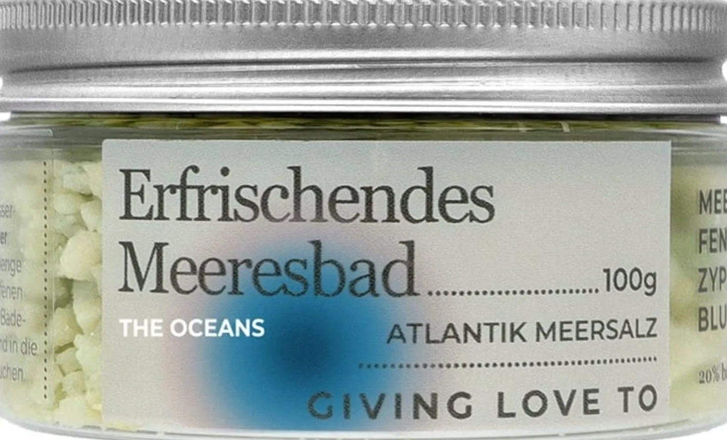 Sali da Bagno "Bagno Marino Rinfrescante" - The Ocean, 100 g