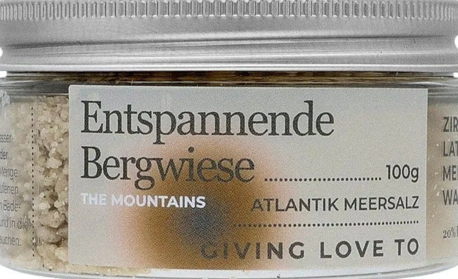 Sali da Bagno "Prato di Montagna Rilassante" - The Mountains, 100 g