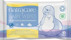 Salviette Umidificate Bio per Bambini, 50 pezzi