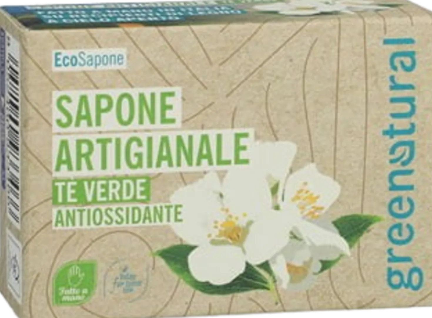 Sapone Artigianale al Tè Verde, 100 g
