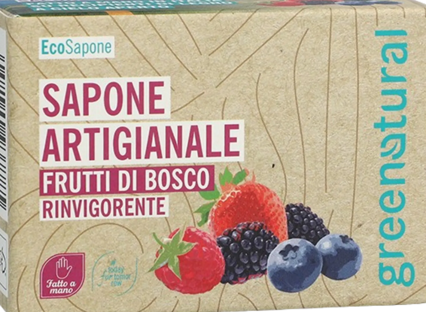 SAPONE ARTIGIANALE - Frutti di Bosco Rinvigorente, 100 g