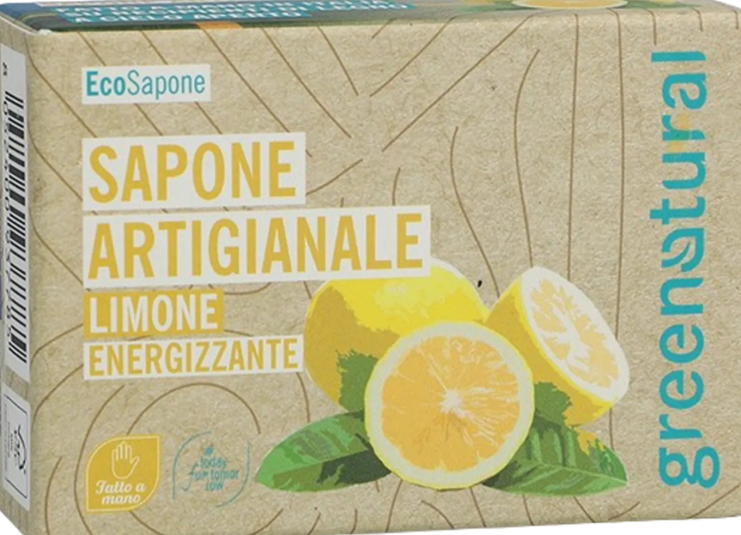 SAPONE ARTIGIANALE - Limone Energizzante, 100 g