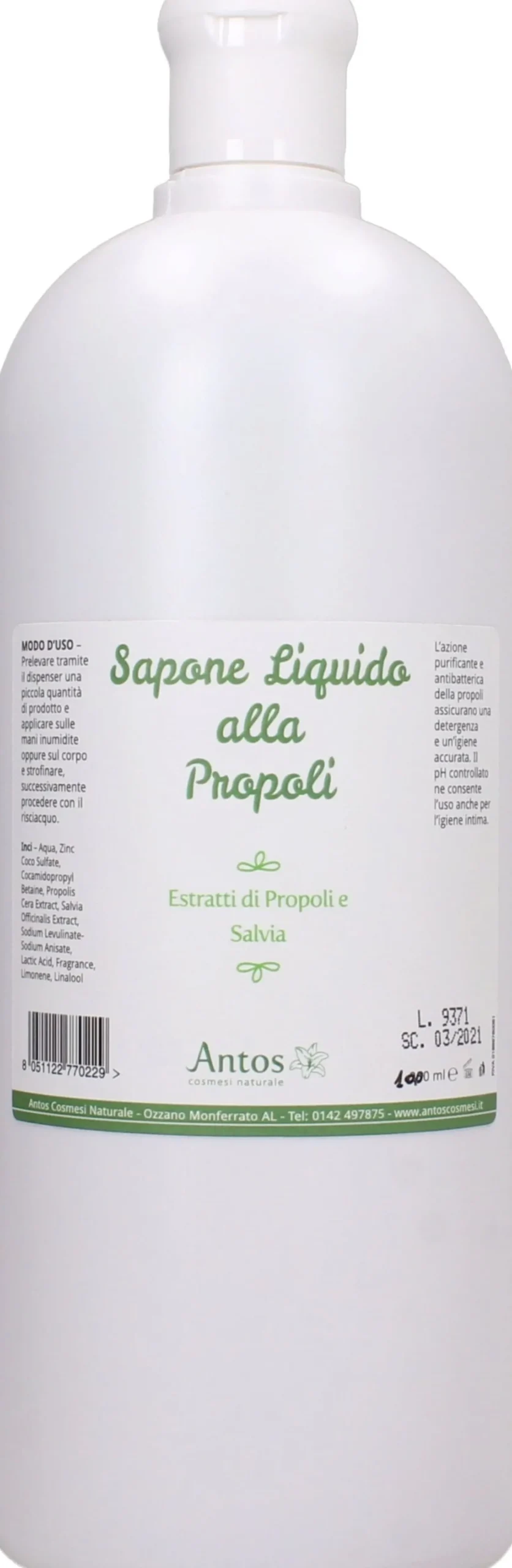 Sapone Liquido alla Propoli, 1 L