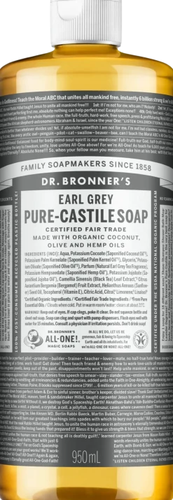Sapone Liquido 18in1 - Earl Grey, 945 ml