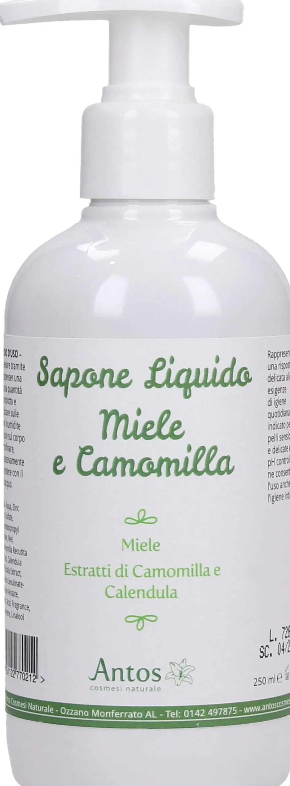 Sapone Liquido Miele Camomilla, 250 ml
