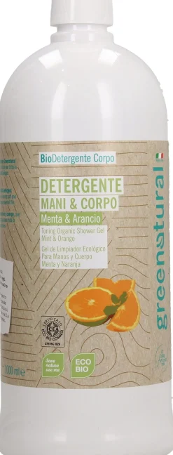 Sapone Mani e Corpo Menta & Arancio, 1000 ml (1 L)