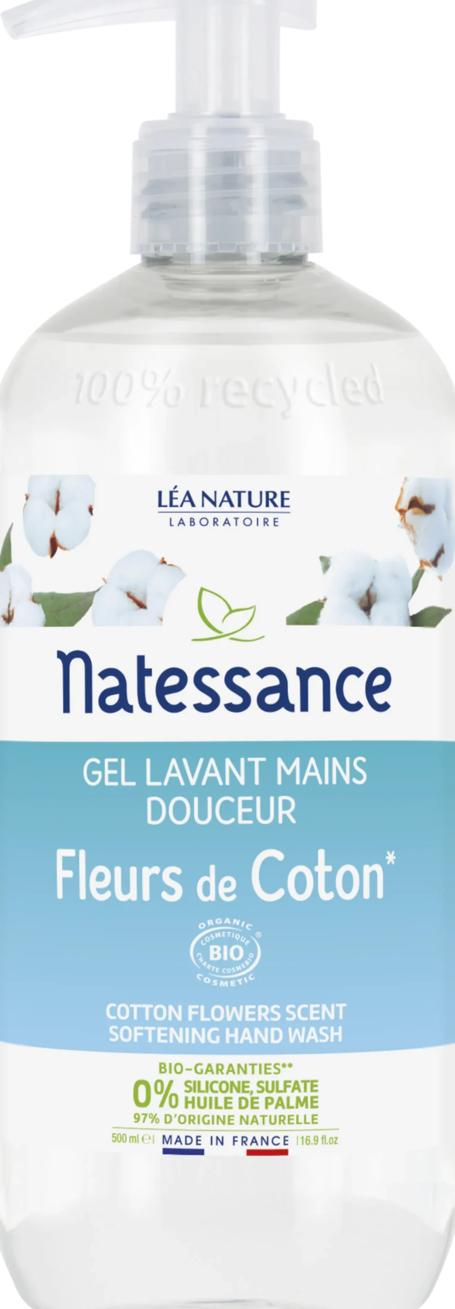 Sapone Mani in Gel ai Fiori di Cotone, 500 ml