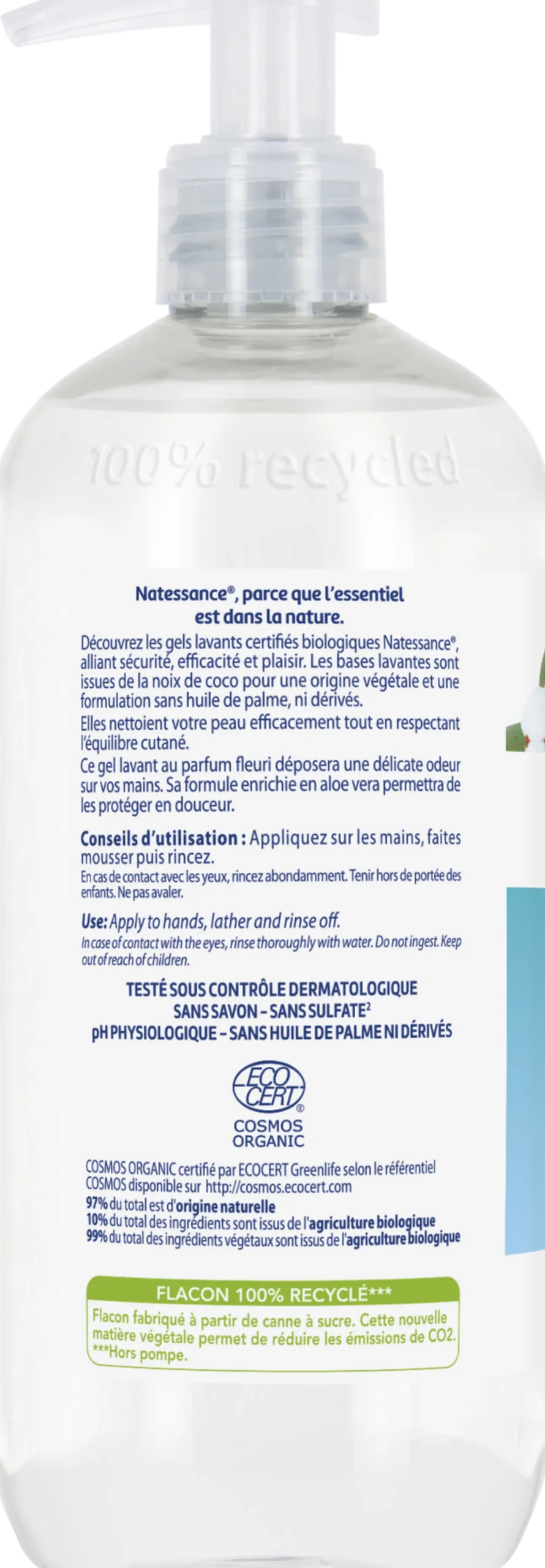 Sapone Mani in Gel ai Fiori di Cotone, 500 ml