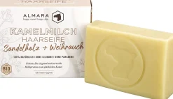 Sapone per Capelli al Latte di Cammello, Legno di sandalo e incenso (100 g)