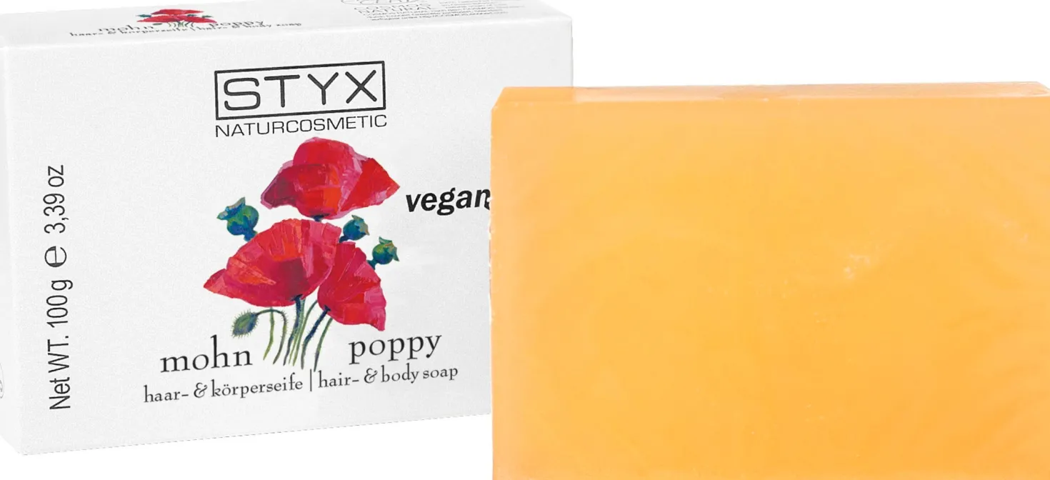 Sapone per Corpo e Capelli ai Semi di Papavero, 100 g