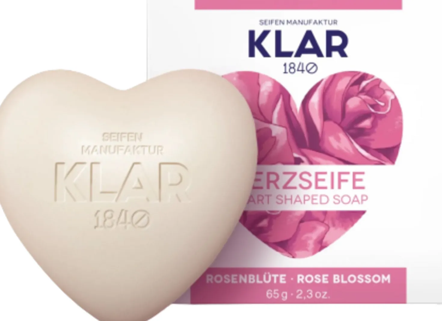 Saponetta Cuore alla Rosa, 65 g