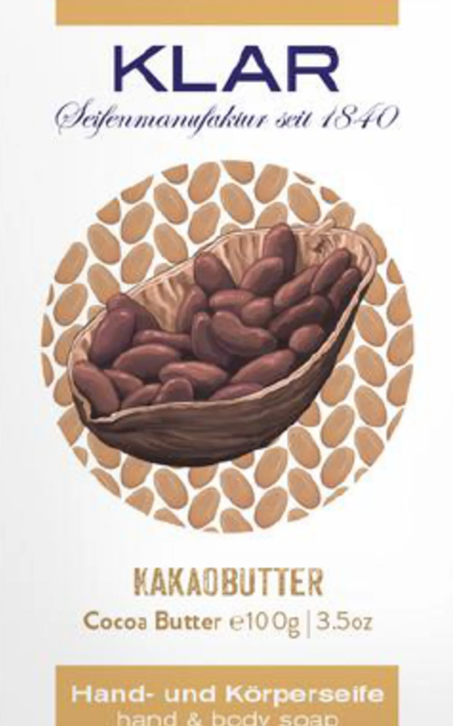 Saponetta Mani e Corpo al Burro di Cacao, 100 g
