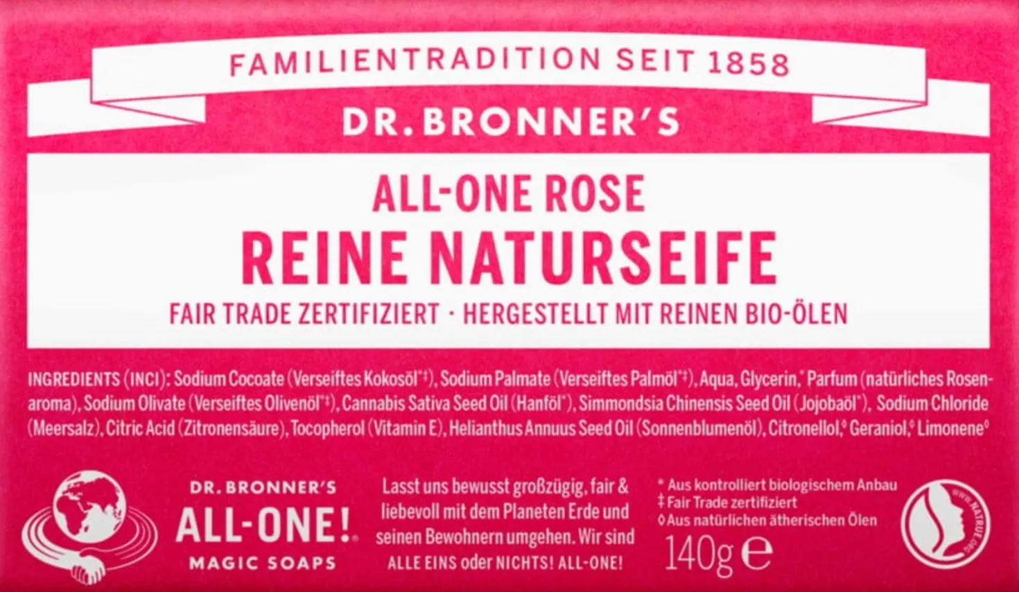 Saponetta - Rosa, 140 g