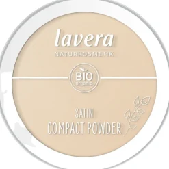 Satin Compact Powder, 04 Medium Sand (10 g)