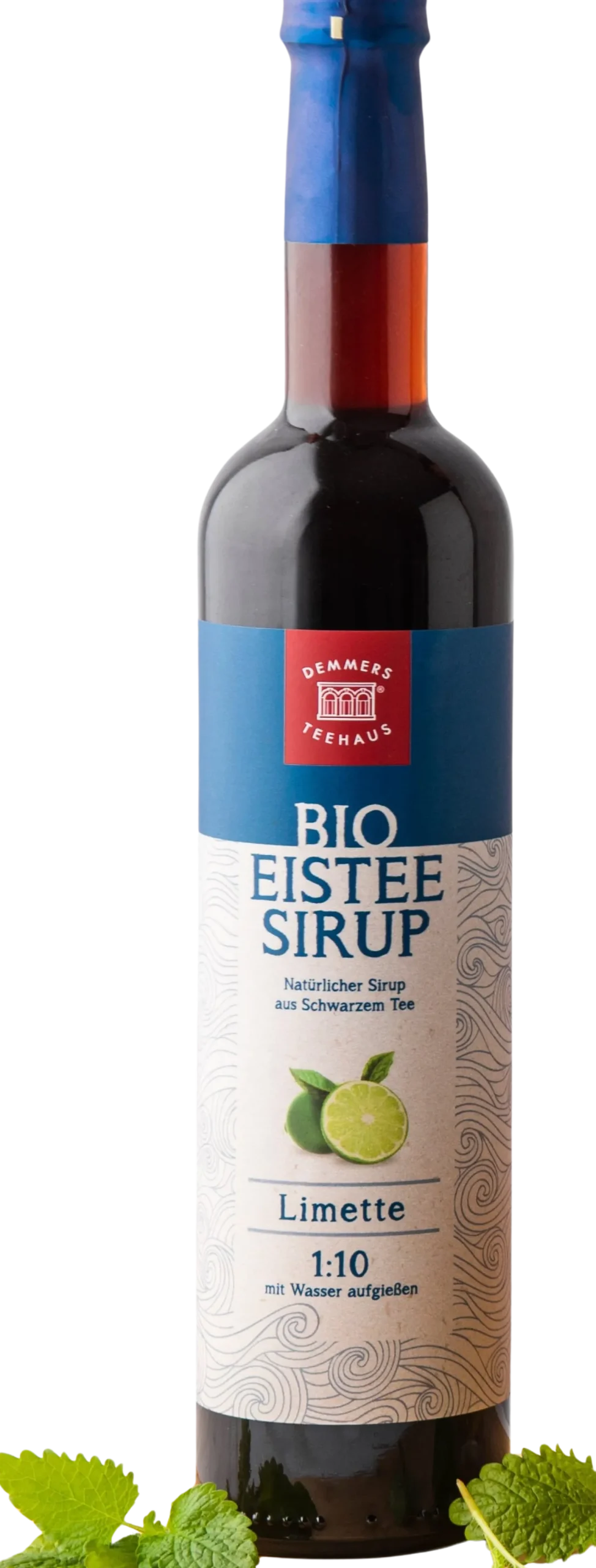 Sciroppo Bio per Tè Freddo - Tè Nero e Lime, 500 ml