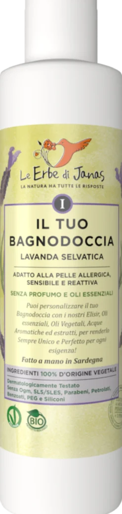 Semplice Macchia - Bagnodoccia alla Lavanda Selvatica, 200 ml