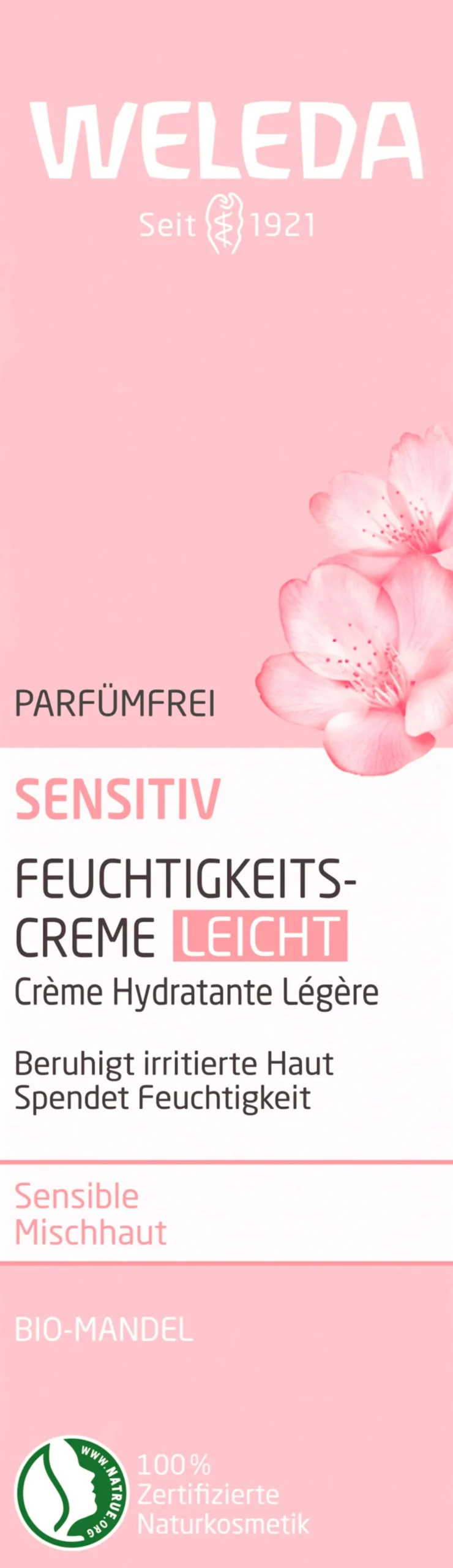 Sensitiv - Crema Idratante Leggera alle Mandorle, 30 ml