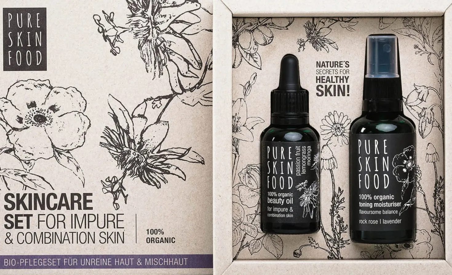 Set Bio per Skincare - Pelle Impura e Mista