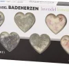 Set da 6 Cuori da Bagno Effervescenti Bio
