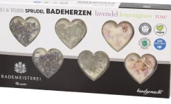 Set da 6 Cuori da Bagno Effervescenti Bio