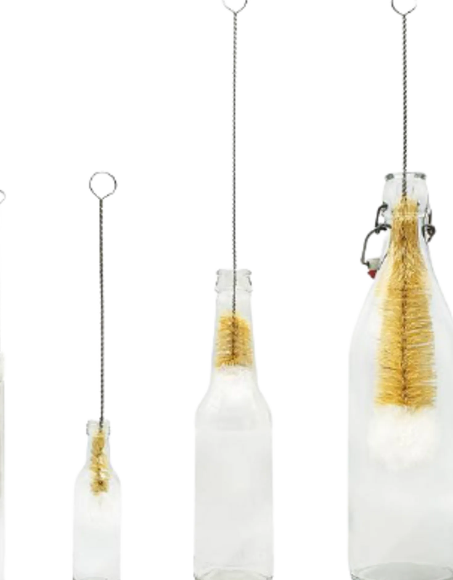 Set di Spazzolini per Bottiglie, 4 pezzi