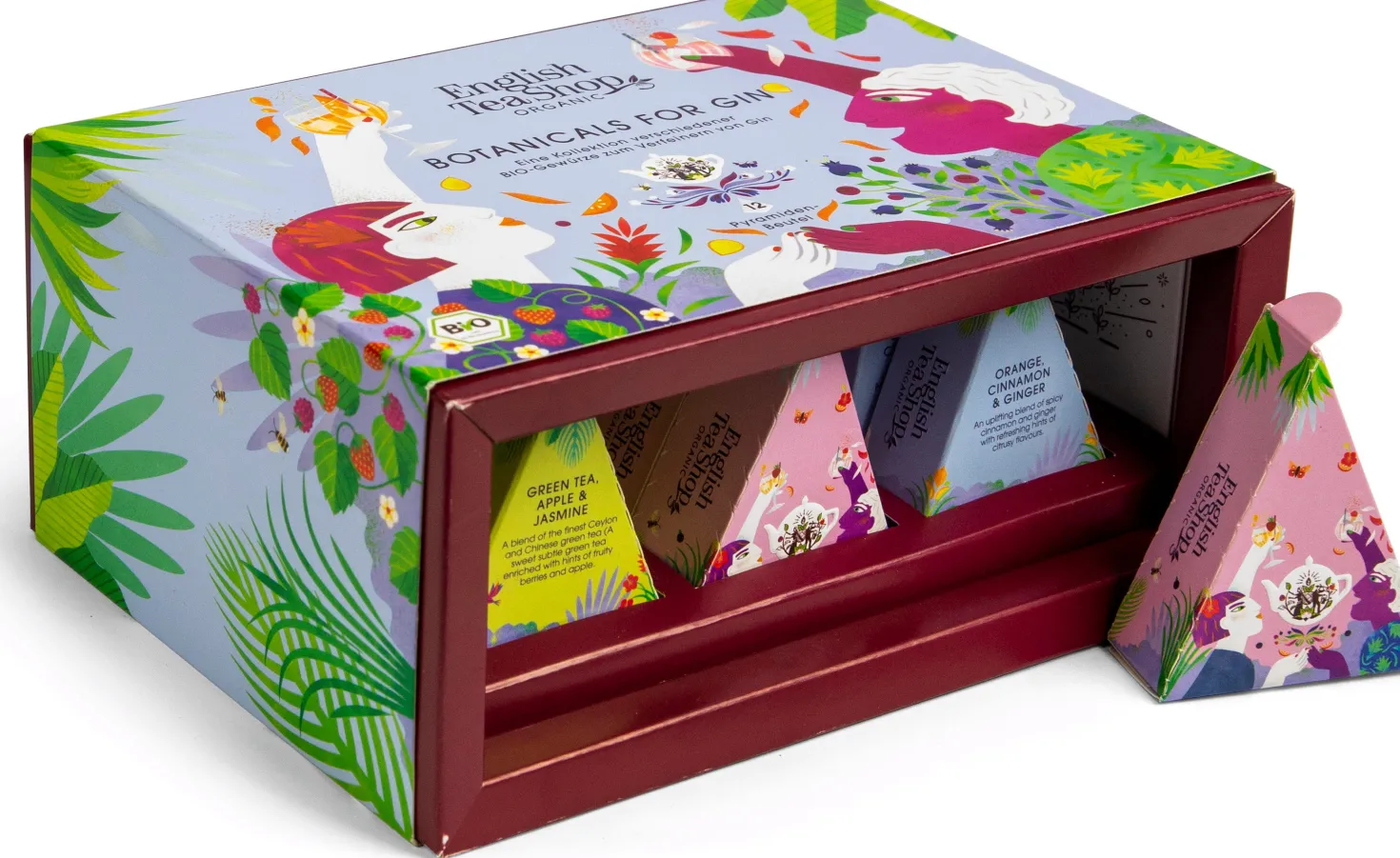 Set di Spezie Bio in Confezione Regalo - Botanicals for Gin, 12 bustine (24 g)