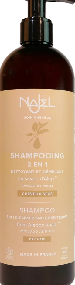 Shampoo al Sapone di Aleppo per Capelli Secchi, 500 ml