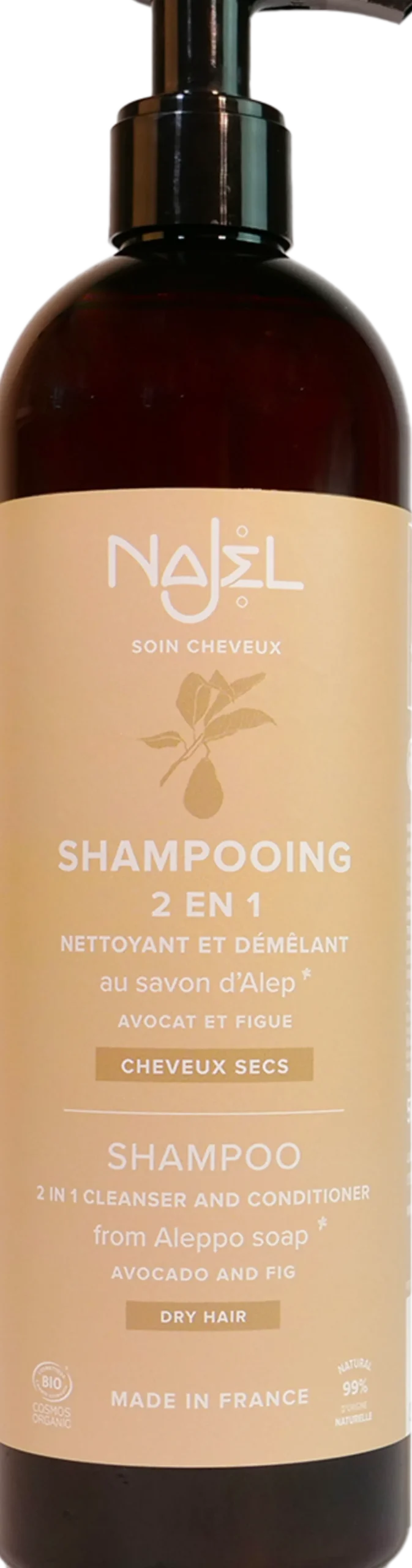 Shampoo al Sapone di Aleppo per Capelli Secchi, 500 ml