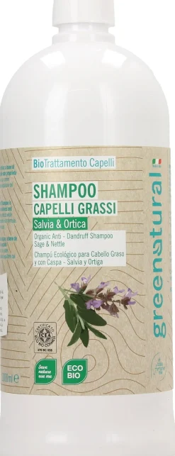 Shampoo Antiforfora Salvia & Ortica, 1000 ml (1 L)