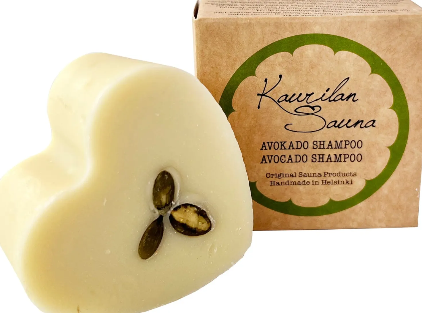Shampoo Bar Avocado, Confezione di carta (90 g)