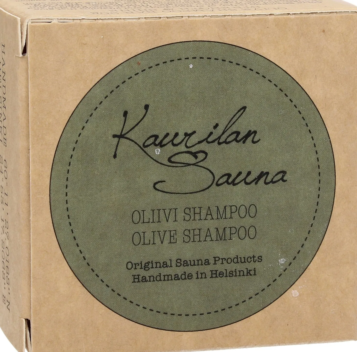 Shampoo Bar Olive, Confezione di carta (90 g)