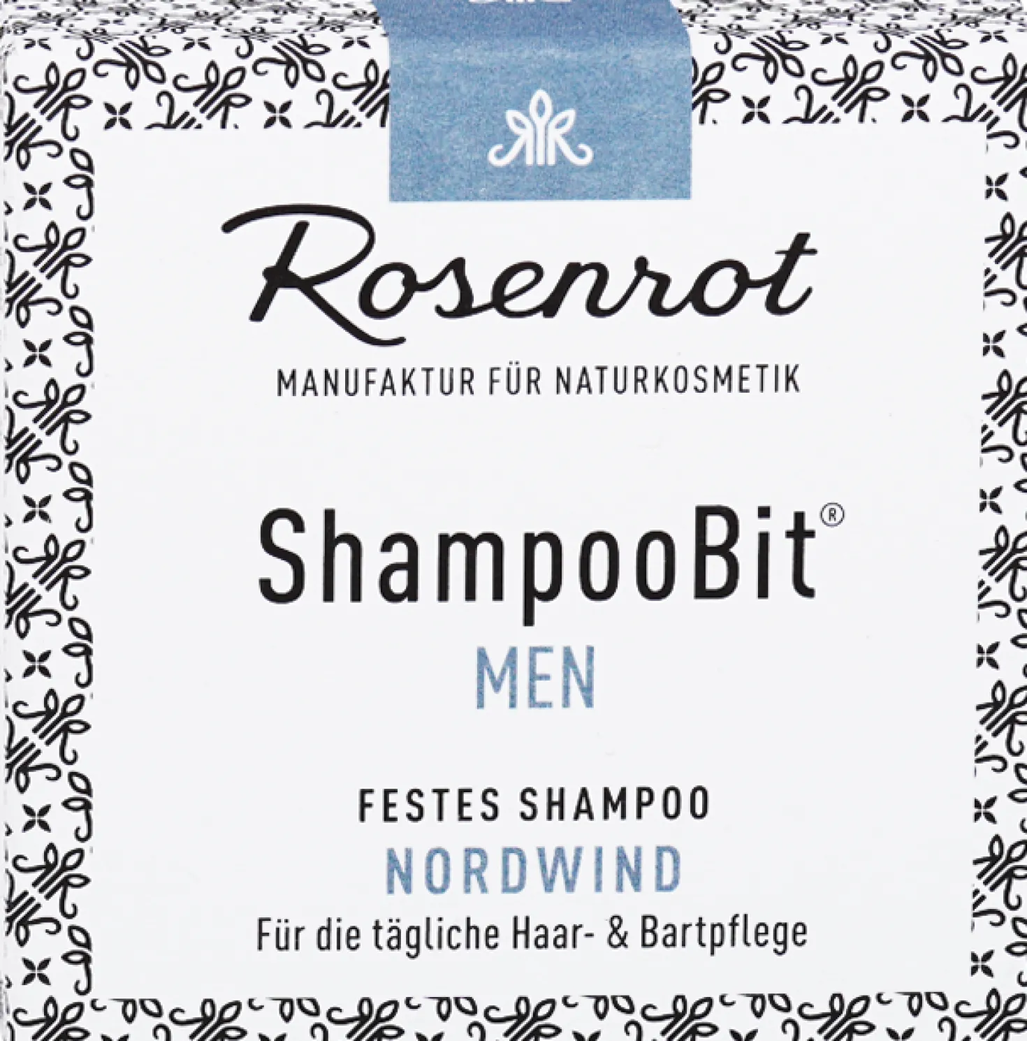 ShampooBit® MEN Shampoo Solido "Vento del Nord", 55 g