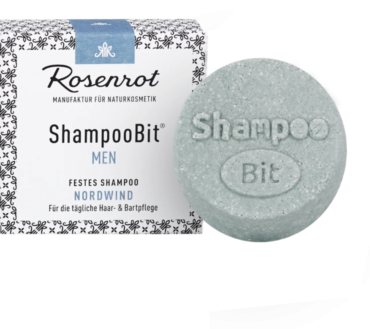 ShampooBit® MEN Shampoo Solido "Vento del Nord", 55 g