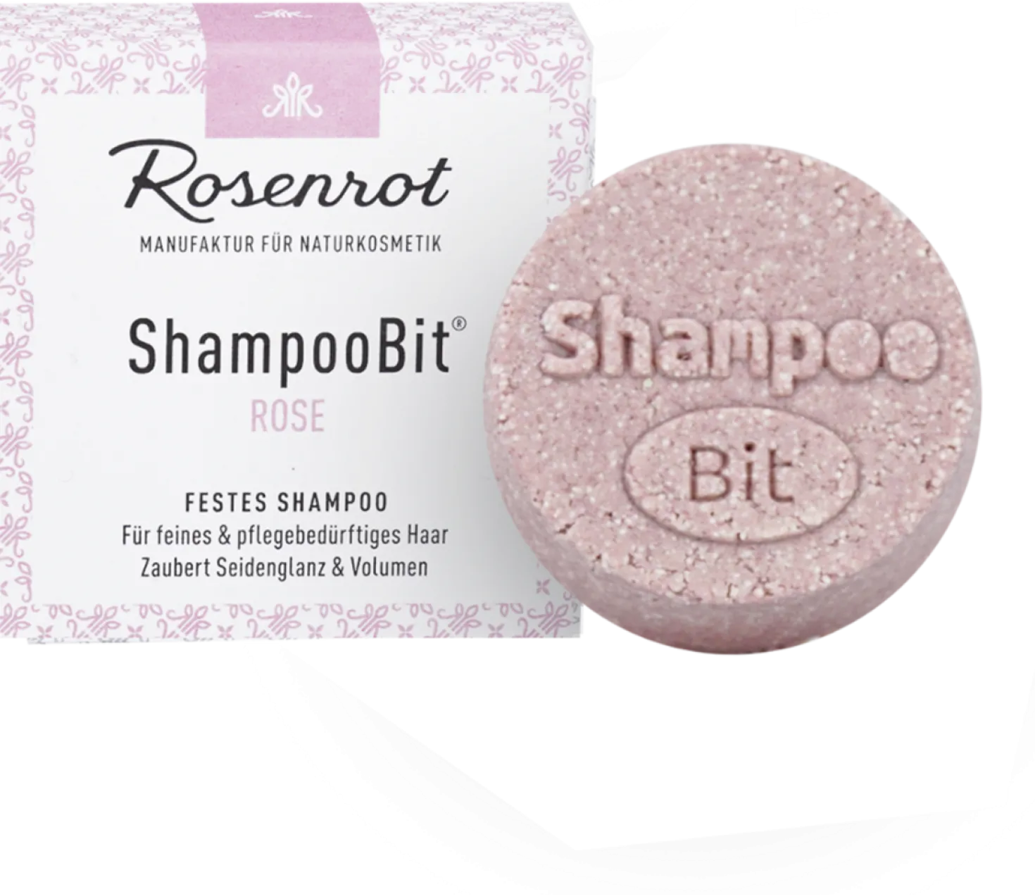 ShampooBit® Shampoo Solido alla Rosa, 55 g