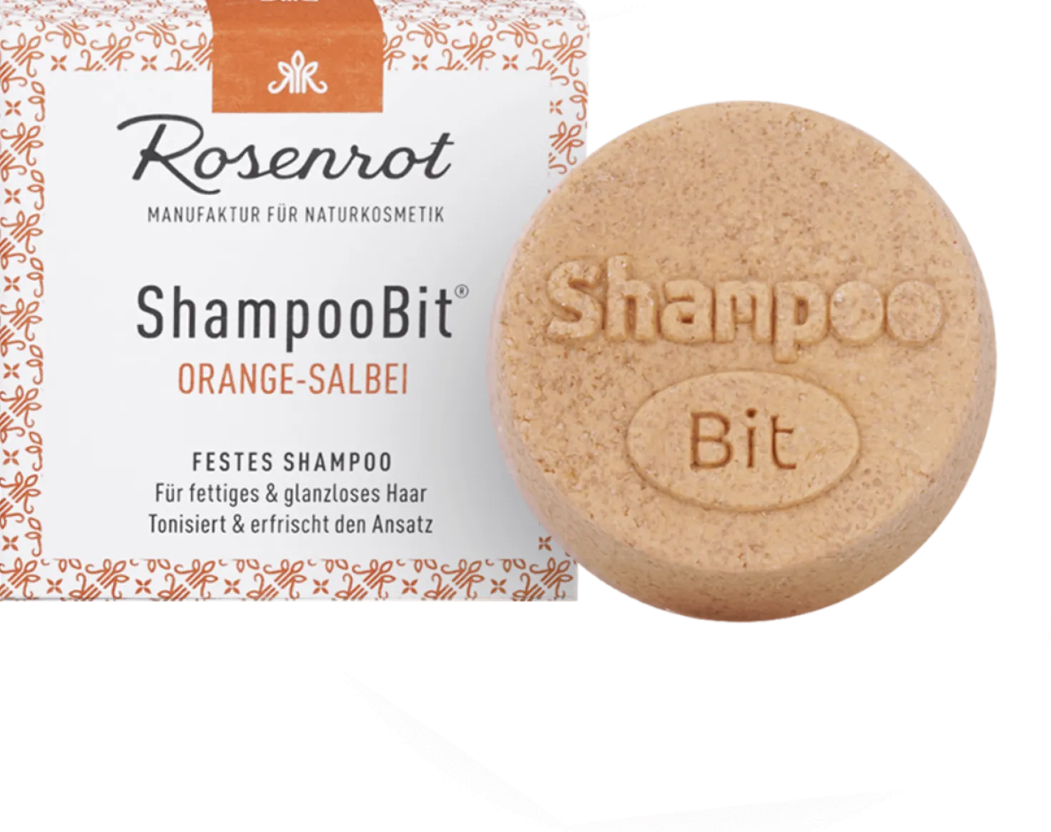ShampooBit® Shampoo Solido Arancia e Salvia, 55 g