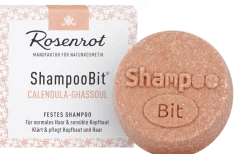 ShampooBit® Shampoo Solido Calendula e Ghassoul, 55 g