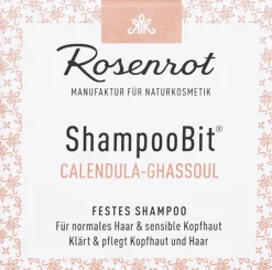 ShampooBit® Shampoo Solido Calendula e Ghassoul, 55 g