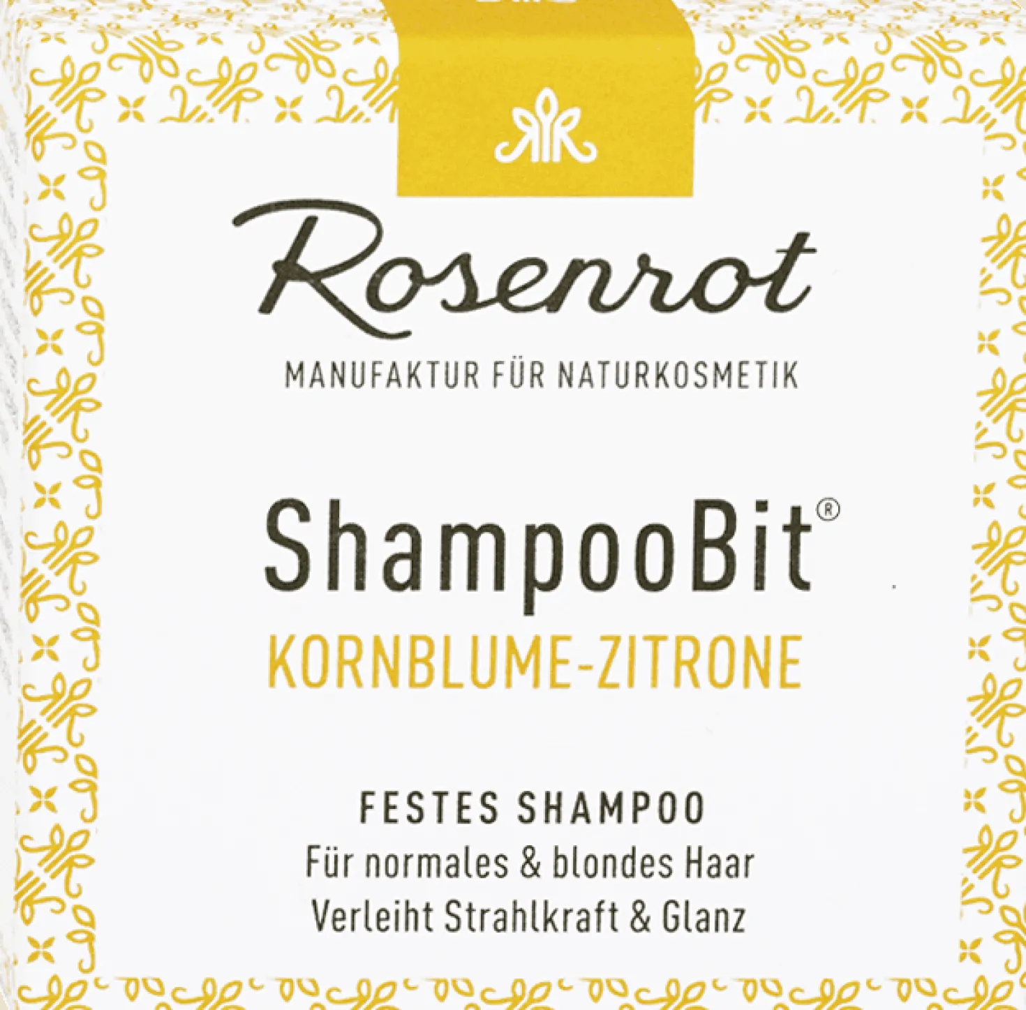 ShampooBit® Shampoo Solido Fiordaliso e Limone, 55 g