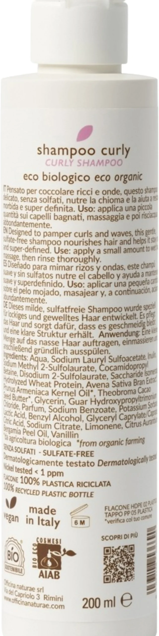 Shampoo Curly, 200 ml