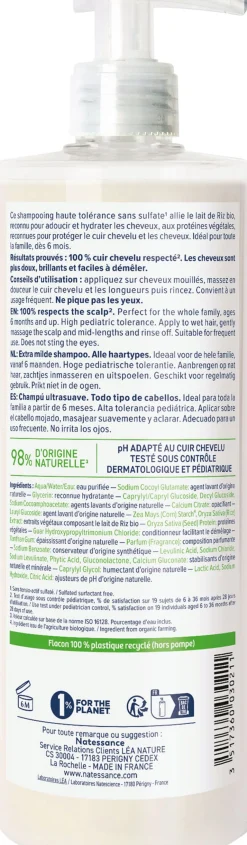 Shampoo Extra Delicato Latte di Riso, 500 ml
