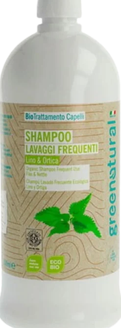 Shampoo Lavaggi Frequenti Lino & Ortica, 1000 ml (1 L)