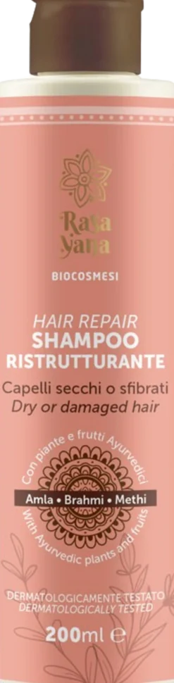 Shampoo Ristrutturante Capelli Secchi & Sfibrati, 200 ml