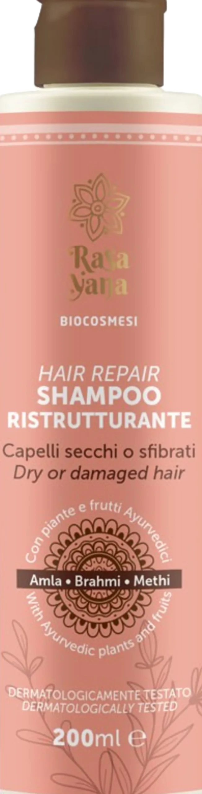 Shampoo Ristrutturante Capelli Secchi & Sfibrati, 200 ml