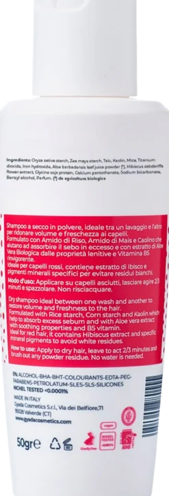 Shampoo Secco Capelli Rossi, 50 ml