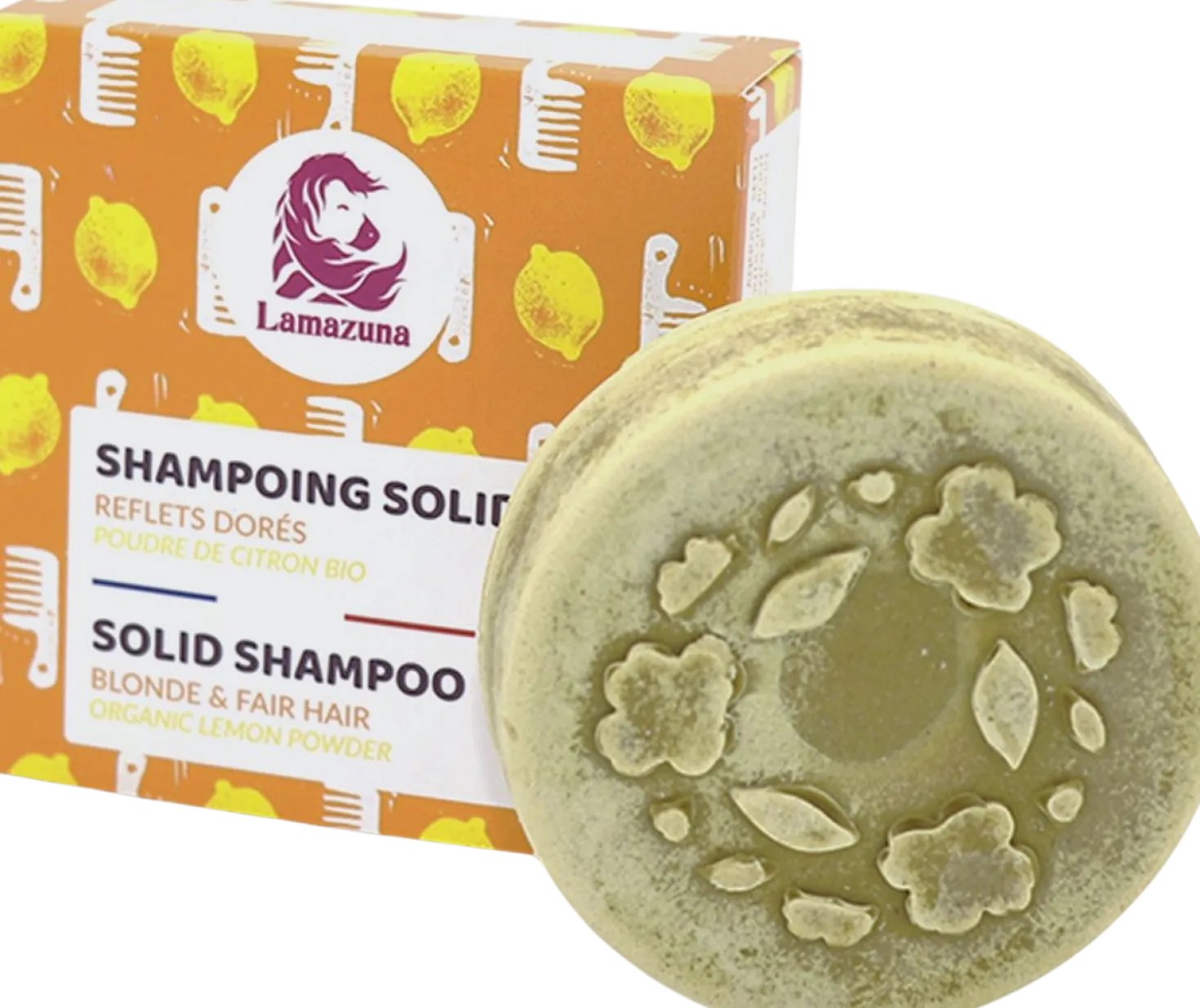 Shampoo Solido alla Polvere di Limone, 70 g